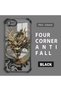 iPhone 7/8/Se 2020 2022 Compatible Transparent Four Corner Silicone Coated Glossy Edge Case