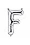 Letter F Foil Balloon Silver Color (100 cm)