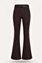 Women's Gathered Belted Wide Leg Trousers - 6