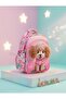 حقيبة ظهر لرياض الأطفال مقاس 12 بوصة من Puppy Vibes Poodle - مع أذنين من القطيفة BT289 - 3