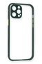 Aconcept iPhone 12 Pro Case Miami Transparent Silicone - (13315) Dark Green