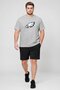 Men Sportswear Fit Short Sleeve Outdoor T-Shirt, Grey - 2