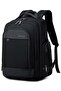 Unisex Laptop Backpack Water Resistant Daypack with USB/C – type Port for Business Casual Travel College for Men Women, B00683, Black