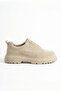 Zrk-703 Premium High Quality Beige Suede Elastic Casual Men's Classic Shoes - 2