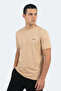 Rosalva t Men's Cotton Beige T-Shirt - 4
