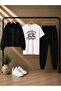 Busekids New Season Printed 3-Piece Set Long/Short Sleeve T-Shirt and Jacket Set