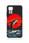 Redmi Note 11 Pro 4g Compatible Red Sun Whale Pattern Silicone Case - 2