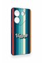 Tecno Camon 20 Pro Compatible Vintage Patterned Silicone Case - 3