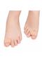 1 Pair Skin Color Toe Separator with Ring Silicone Toe Corrector Spool - 3