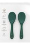(2 Pieces Ultra Hard Tip Silicone Rice Spoon High Heat Resistant Fireproof Non-Stick 22 cm - 3