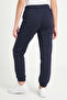 Girl's Pocket Piping Detailed Elastic Cuffed Straight Unprinted Sweatpants - 4