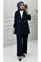 Diana Jacket Set Navy Blue