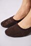 Kehres Cam Stone Mesh Women's Heeled Shoes Brown Satin - 4