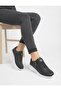 Women's Zippered and Laced Non-Yellowing Sole Sneaker Shoes-Black White