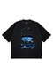 Unisex Oversize a Bathing Ape Earth Printed Boxy Fit Thick Fabric (240Gsm) T-Shirt