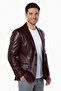 Bordo Lou Men's Genuine Leather Blazer Jacket - 2