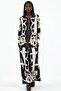 Msn Patterned Shirt and Wide-Legged Pants Set