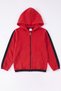 Unisex Kids 3-Piece Stripe Detailed Hooded Zipper Sweatshirt Set - 3