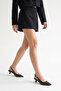 Golf Short Heeled Pointed Toe Elegant Stylish Open Heel Women's Casual Shoes - 4