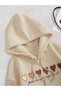 Unisex Mink Multiple Heart Printed Hooded Hoodie Sweatshirt - 3