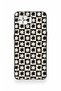 Oppo Reno 4 Lite Compatible Flower Motif Checkered Pattern Silicone Case - 2