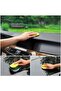 Hand Pad (10 Pcs Black Color) Sponge, Polish Hand Pad, Hand Sponge 10 cm Black (Pack of 10) - 3