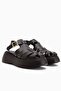 Yonna Genuine Leather Black High-Heeled Women's Sandals - 4