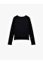 Long Sleeve Crew Neck Modal Pajama Top - 4