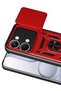 Zngzrmll Poco X8 Pro Max Pars Lens Ringed Silicone (163823) - Red - 2