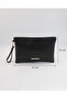 Women's Faux Leather Tablet Size Clutch Bag - 5