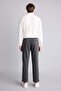 Cotton Regular Fit Elastic Waist Straight Short Leg Trousers C6022Ax26Au - 5