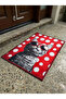 Non-Slip Sole Positive Energy Themed Washable Door Front-Bathroom Mat 40X60 cm