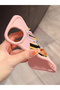 Samsung Galaxy S21 Fe Compatible Case Camera Protector Pink Silicone Couple Phone Case Rabbit Pattern - 3