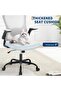 Office Computer Chair with Headrest, Mesh Home Office Chair with Adjustable Back Support & Armrest, High Ergonomic Rolling Work Chair for Study Bedroom,Office Chair, Conference Chair - 5