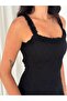 Women's Slit Detail Backless Long Lace Dress - 3