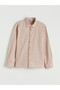 Nevavm Patterned Boy's Shirt with Difference