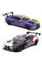 Bmw M4 Gt3 Metal Model Car Green with Sound and Light Openable Doors 1:24 - 2