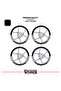 Yamaha Nmax Wheel Rim Strip – Half Rim Cover & Nmax Lettering Sticker Set - 2