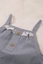 Baby Girl Romper Hat Set 100% Cotton Strappy Summer Bodysuit Romper Set of 2 - 3