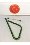 Green spinning amber rosary - 3
