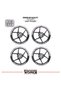 Ktm Duke 250 Wheel Rim Strip – Half Rim Cover & Duke 250 Lettering Sticker Set - 2