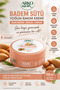 Almond Milk Intensive Care Cream 150 ml - Intensive Moisturizing Hand, Face and Body Care Cream - for Dry Skin (2 Pcs) - 2