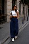 Women's Elastic Waist Shalwar Trousers