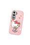 Oppo A5 Compatible Case Camera Protector Pink Silicone Couple Phone Case with Kitty Pattern - 3