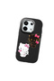 Redmi Note 13 Pro 5g Compatible Case with Camera Protector Black Silicone Couple Phone Case with Kitty Pattern - 3