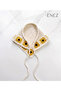 Bohemian Style Floral Knitted Tie-On Crown Bandana