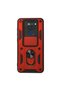Xiaomi Redmi Note 9 Case with Pars Lens Ring Silicone - Red