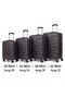 4-Piece ABS Hard Shell Luggage Set 20/24/28/32 Inch, TSA Lock, 360° Silent Spinner Wheels, Durable Unisex Suitcase for Business Student Family Trip, Stylish Travel Suitcase - 7