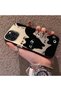 iPhone 12 Pro Max Compatible High Quality Fun Black Cat Printed Case, Cute Stylish Shock