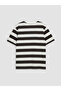Original Oval Collar Striped Boys' T-Shirt - 3